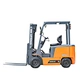 Sinolift E series Four Wheel Electric Forklift Truck 2.5 ton Counter Balanced Forklifts with AC Motor